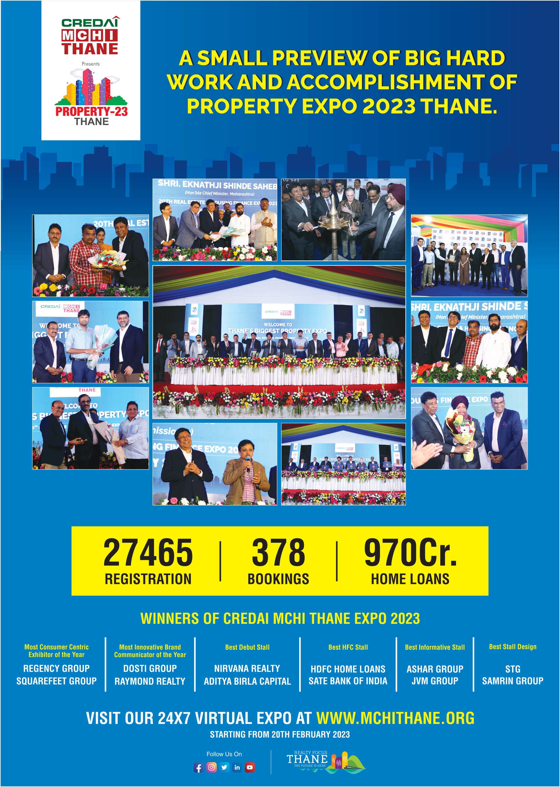 CREDAI MCHI Thane's 20th Real Estate & Housing Finance Expo 2023