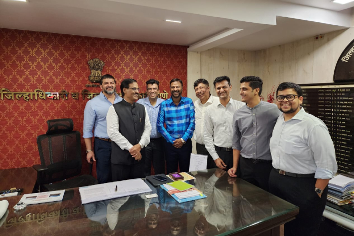 Glimpses of 10 Oct, 2022 CREDAI MCHI THANE Managing Committee & Youth Wing Welcoming New Thane Collector Shri. Ashok Shingare IAS