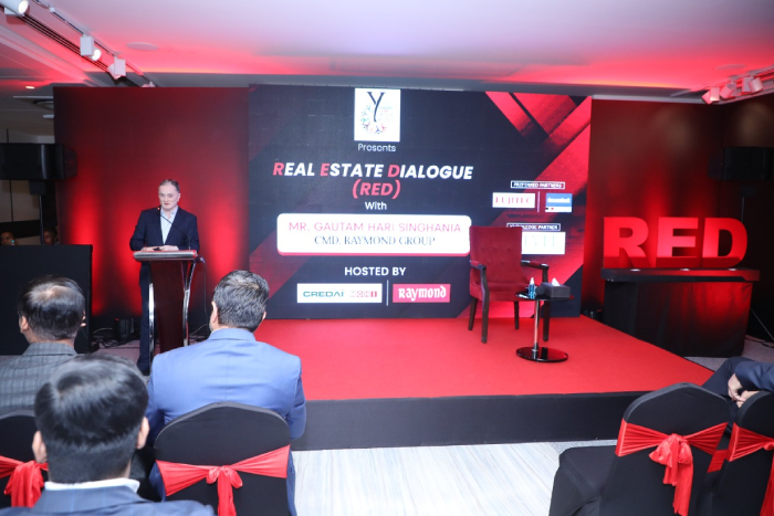 Glimpses of today's CREDAI MCHI YOUTH WING REAL ESTATE DAILOGE (RED) Event with Mr Gautam Singhania CMD Raymond Group at JK house and CREDAI MCHI Thane'S 3rd Bi-Monthly Magazine Launch.