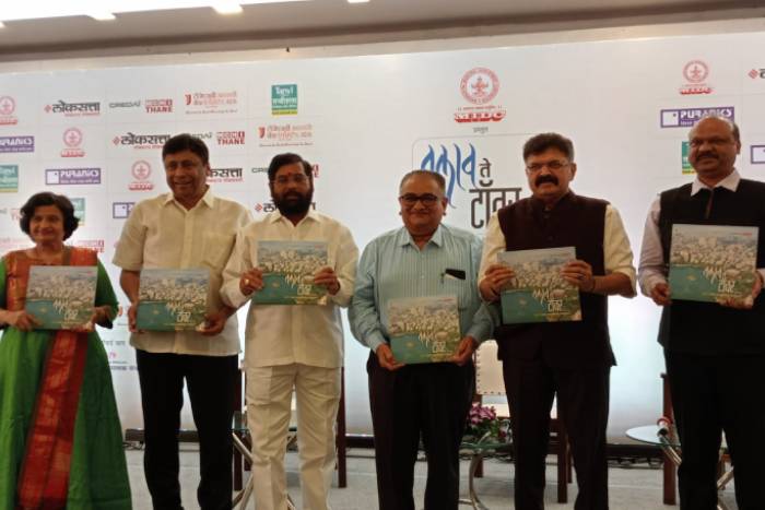 Glimpses of 1st May LoKsatta Event Talav Se Tower & Launch of Coffee Table Book sponsored by CREDAI MCHI THANE