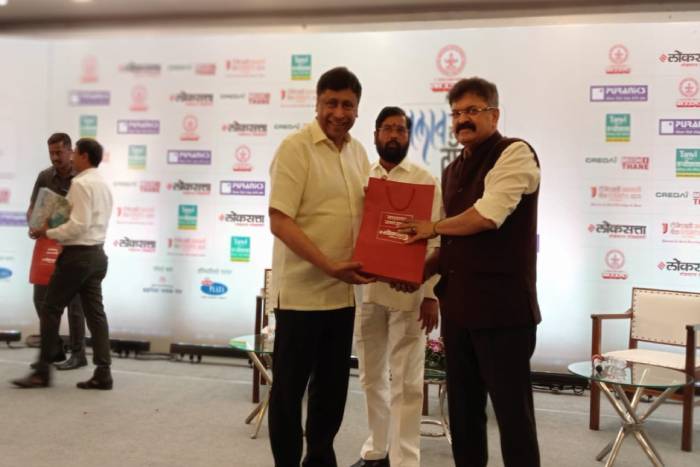 Glimpses of 1st May LoKsatta Event Talav Se Tower & Launch of Coffee Table Book sponsored by CREDAI MCHI THANE