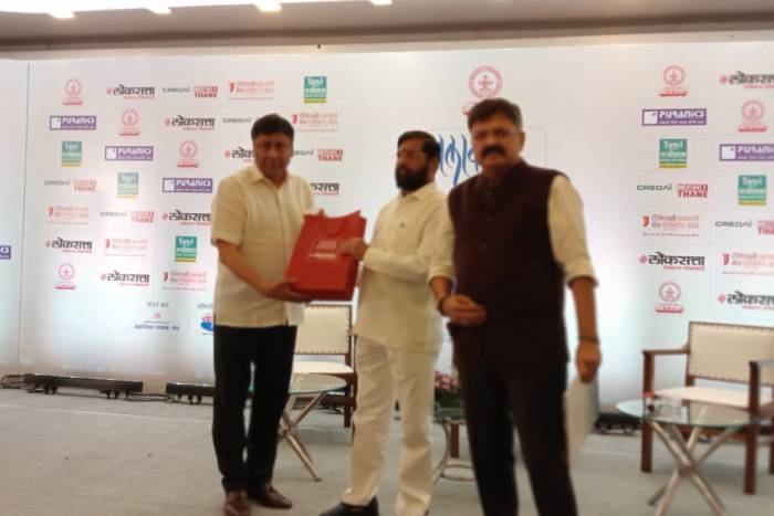 Glimpses of 1st May LoKsatta Event Talav Se Tower & Launch of Coffee Table Book sponsored by CREDAI MCHI THANE