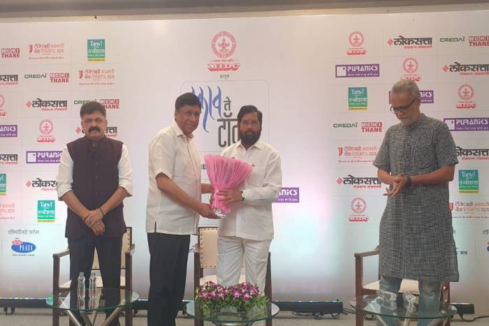 Glimpses of 1st May LoKsatta Event Talav Se Tower & Launch of Coffee Table Book sponsored by CREDAI MCHI THANE