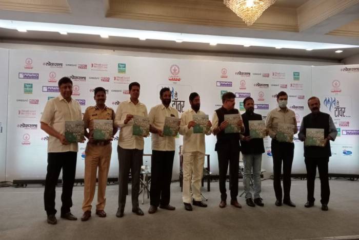 Glimpses of 1st May LoKsatta Event Talav Se Tower & Launch of Coffee Table Book sponsored by CREDAI MCHI THANE