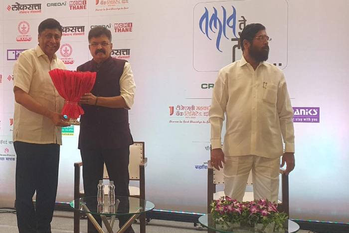 Glimpses of 1st May LoKsatta Event Talav Se Tower & Launch of Coffee Table Book sponsored by CREDAI MCHI THANE